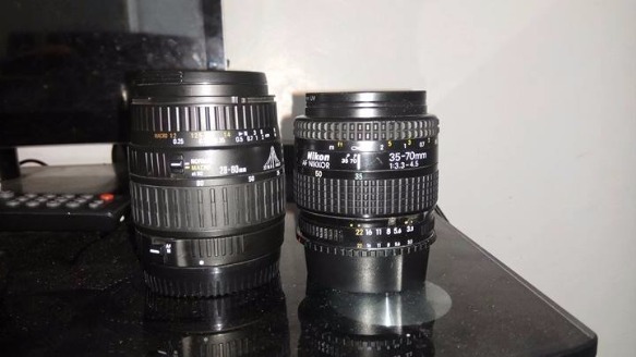 Canon 28-80mm f/3.5-5.6 and Nikon AF Zoom-Nikkor 35-70 mm f/3.3-4.5 photo